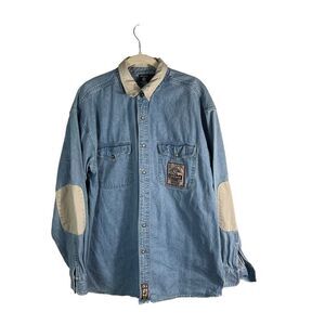 Vintage 1996 Warner Brothers Looney Tunes Original Denim Shirt